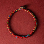 Fortune Jewel Handmade Five Color Thread Protection Bracelet