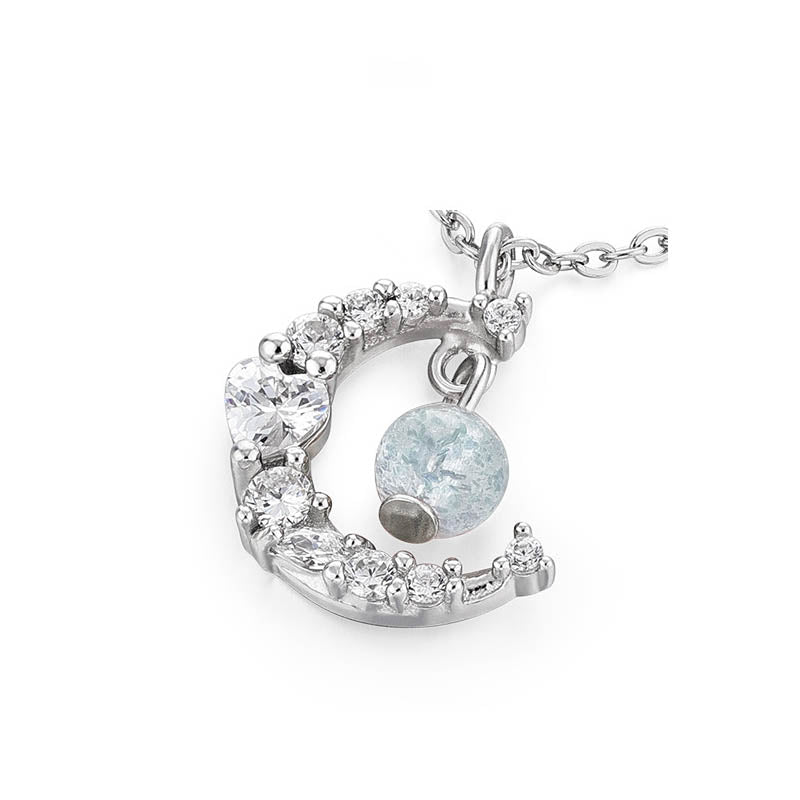 Fortune Jewel Strawberry Quartz Blue Crystal Love Healing Necklace