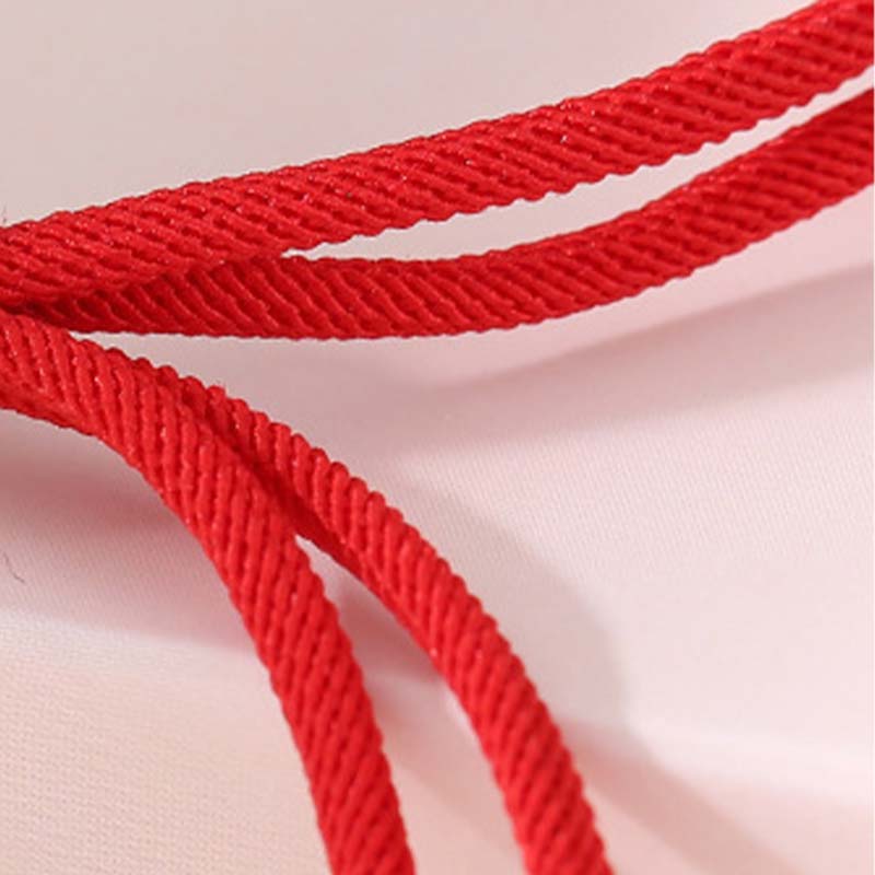 Fortune Jewel 925 Sterling Silver Red String Layered Braid Bracelet - Fortune Jewel