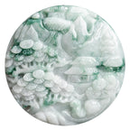 Fortune Jewel Mountain Landscape Jade Abundance String Necklace