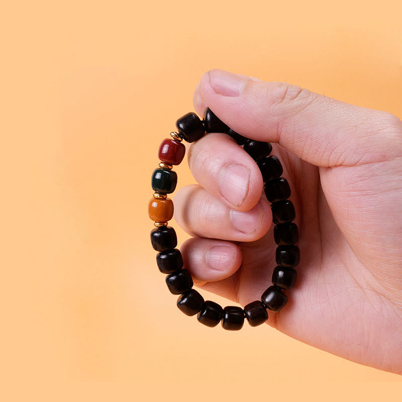 Fortune Jewel Ebony Wood Rosewood Peace Balance Bracelet