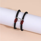 Fortune Jewel 2Pcs Tibetan Luck Chinese Knot Protection String Bracelet