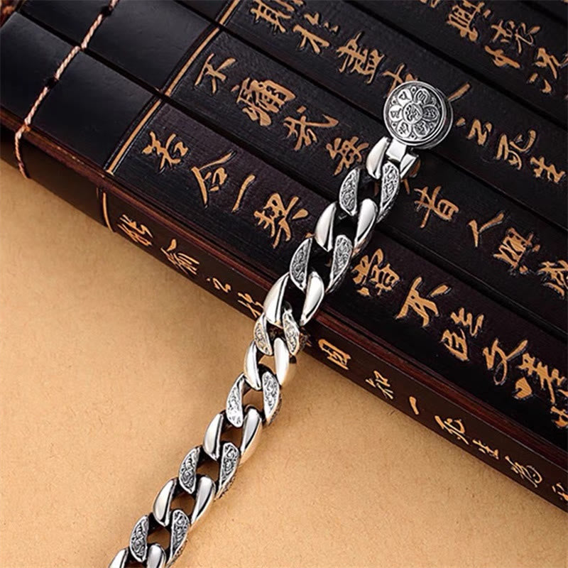 Fortune Jewel Tibet Om Mani Padme Hum Double Dorje Vajra Creativity Bracelet