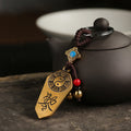 Fortune Jewel Feng Shui Bagua Yin Yang Balance Peace Keychain Fortune Jewel