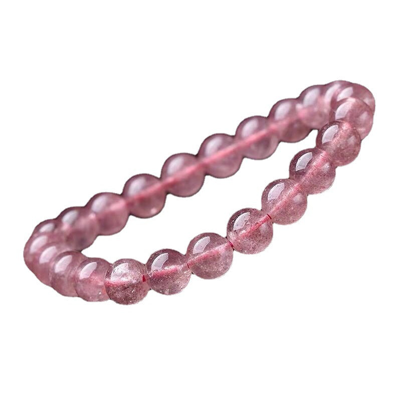 Fortune Jewel Natural Rose Quartz Love Caring Bracelet