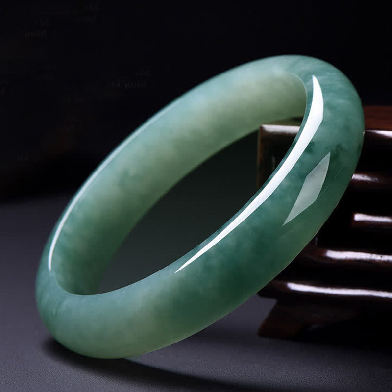 Fortune Jewel Jade Abundance Luck Healing Bangle Bracelet