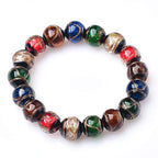 Fortune Jewel Colorful Liuli Glass Bead Luck Bracelet