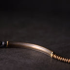 Fortune Jewel Vintage Lava Rock Copper Support Bracelet