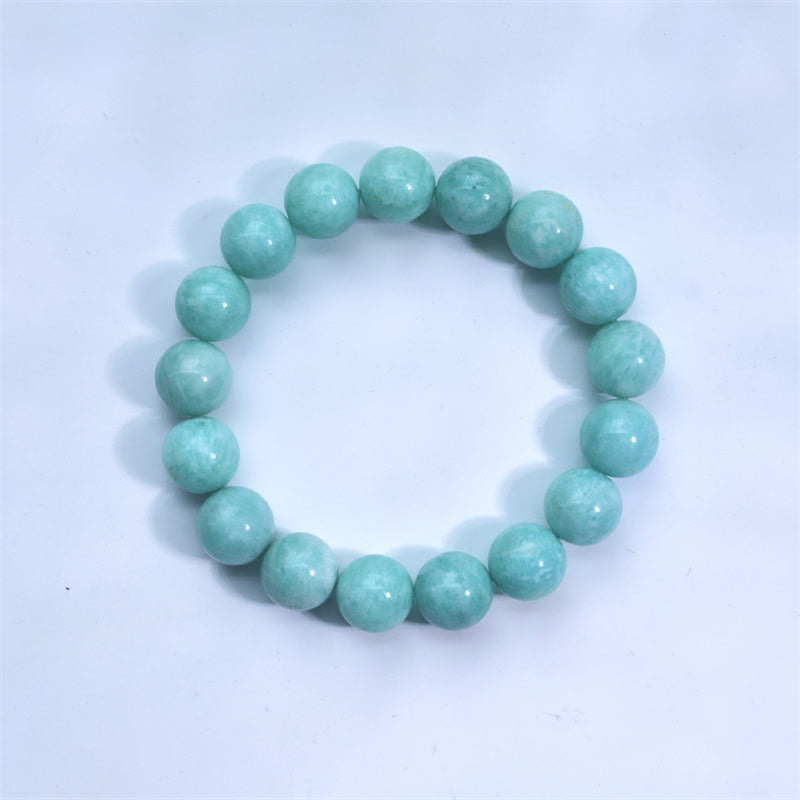 Fortune Jewel Natural Amazonite Beads Healing Confidence Bracelet