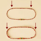 Fortune Jewel Handcrafted Koi Fish Wealth Prosperity Braided Rope Bracelet