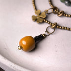 Fortune Jewel Moss Agate Copper Lucky Multilayer Bracelet