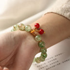 Fortune Jewel Liuli Glass Bead Blessing Harmony Bracelet