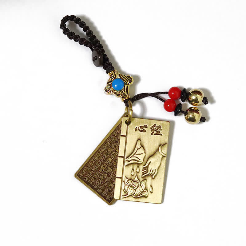 Fortune Jewel Feng Shui Yin Yang Bagua Wenchang Pen Pagoda Prayer Wheel Keychain Fortune Jewel