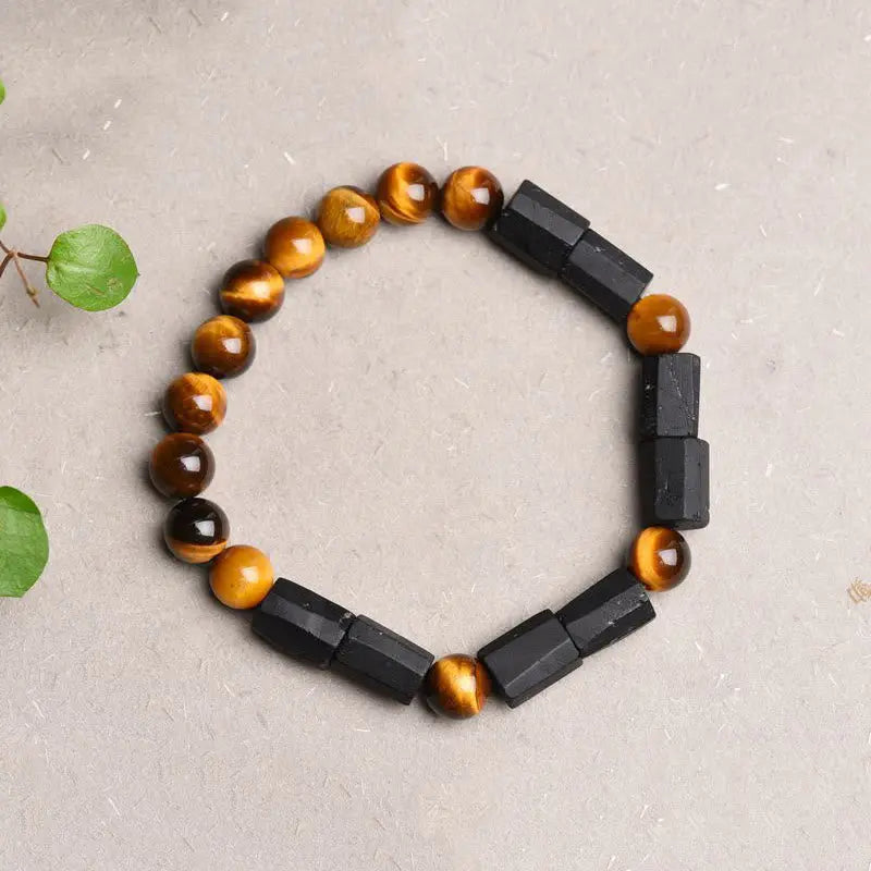 Fortune Jewel "May Confidence Guide Your Way" Black Tourmaline Bracelet Includes Gift Message Card Fortune Jewel