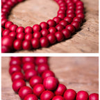 Fortune Jewel 108 Mala Beads Natural Abelia Biflora Wood Protection Bracelet