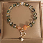Fortune Jewel Green Phantom Gourd Charm Confidence Bracelet