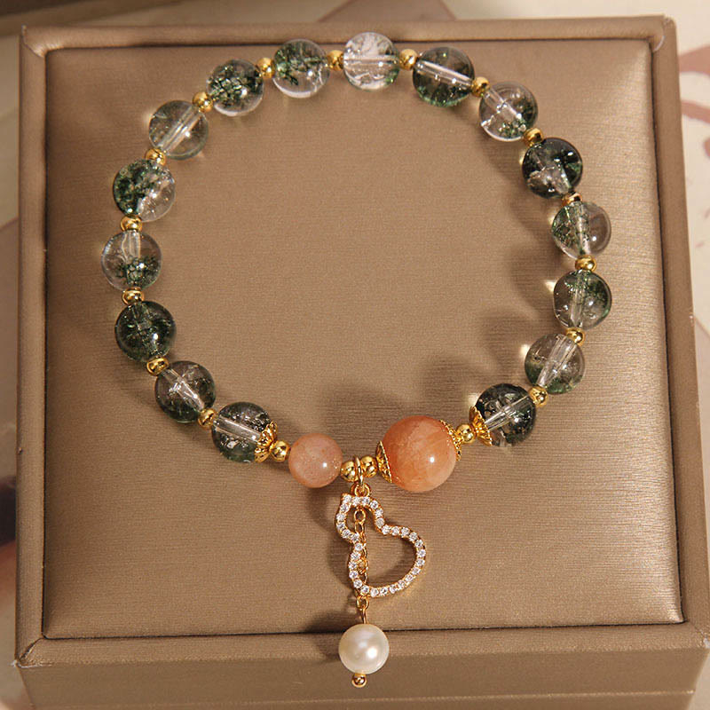 Fortune Jewel Green Phantom Gourd Charm Confidence Bracelet
