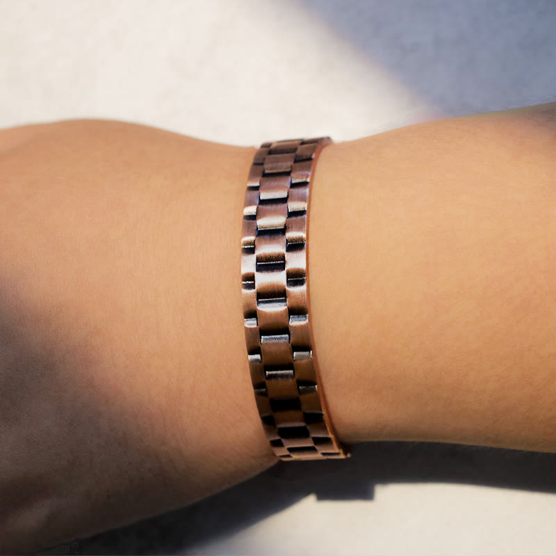 Fortune Jewel Vintage Copper Balance Cuff Bracelet
