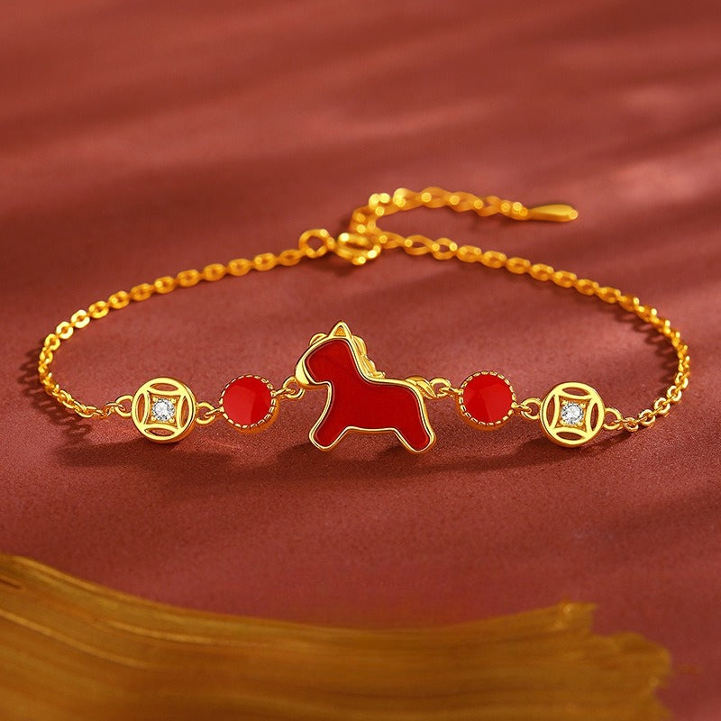 Year of the Horse Fortune Jewelry - Necklace, Bracelet, Earrings, Perfect Gift For Women