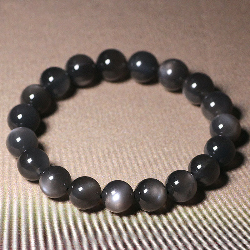 Fortune Jewel Natural Moonstone Positive Love Beads Bracelet