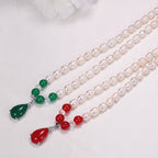 Fortune Jewel Pearl Bead Waterdrop Calm Peace Necklace Pendant