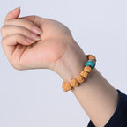 Fortune Jewel Tibet Rudraksha Bodhi Seed Wealth Auspiciousness Bracelet