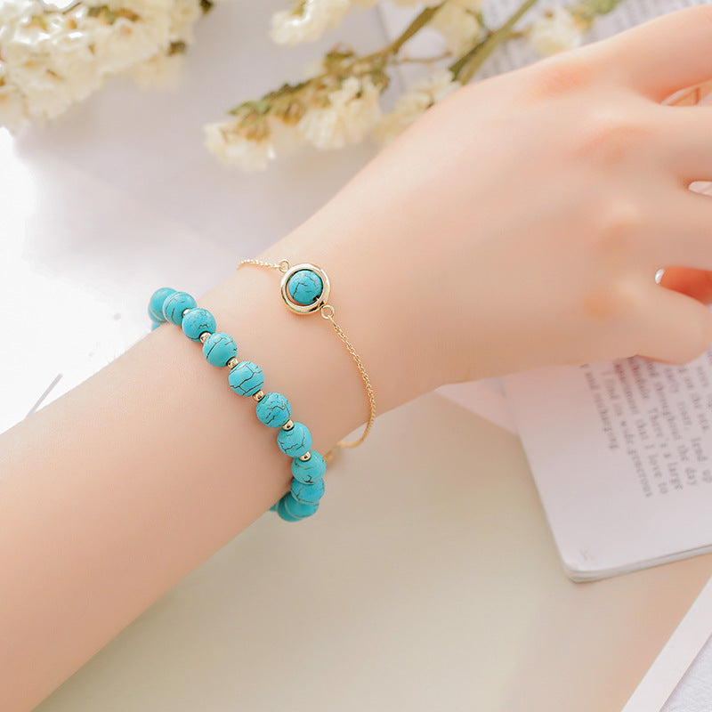 Fortune Jewel Sun Stone Strawberry Quartz Crystal Positive Bracelet