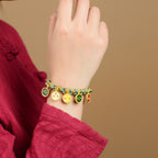 Fortune Jewel Tibetan Five God Of Wealth Luck Handcrafted Braid String Bracelet