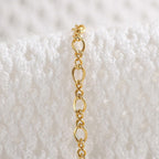 Fortune Jewel 14k Gold Plated Natural Moonstone Healing Love Bracelet