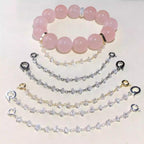 Alloy Open Link Extension Chain for DIY Crystal Jewelry Making