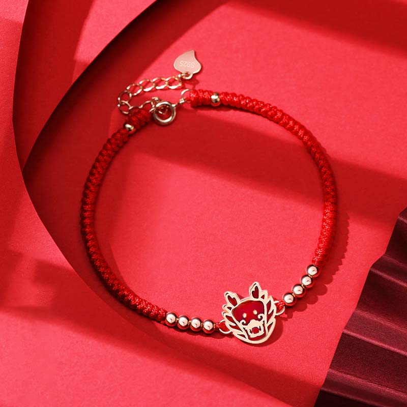 Fortune Jewel 12 Chinese Zodiac Lucky Red String Bracelet