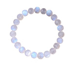 Fortune Jewel Natural Moonstone Lotus Love Bracelet