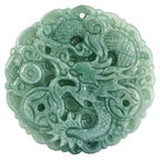 Fortune Jewel Chinese Zodiac Dragon Jade Fortune Necklace String Pendant Fortune Jewel