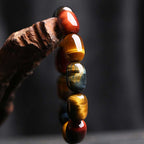 Fortune Jewel Natural Tiger Eye Healing Protection Bracelet