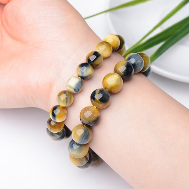 Fortune Jewel Tiger Eye Protection Courage Strength Bracelet