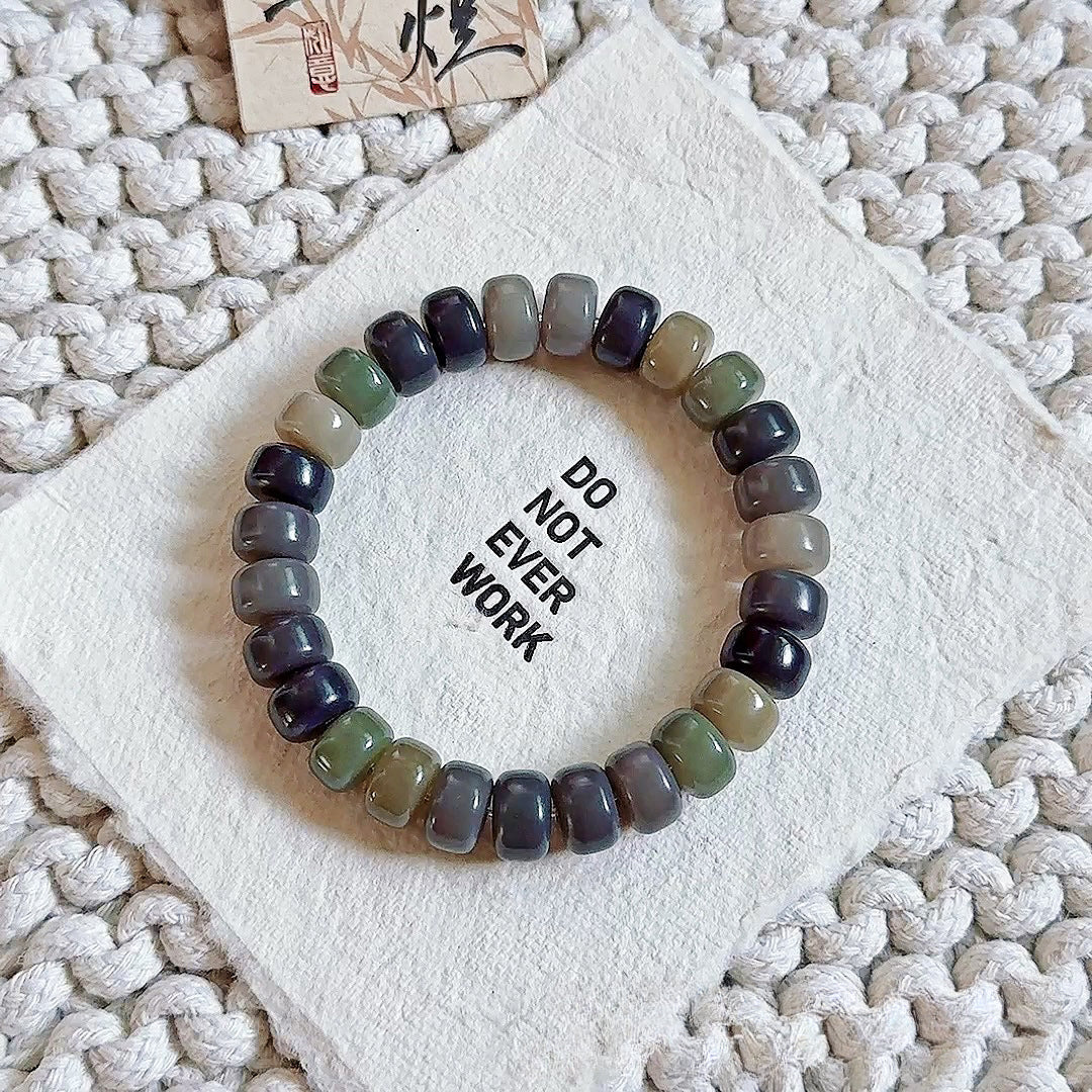 11mm Thin Slice Multi-Treasure Bodhi Bead Bracelet (Available in Multiple Colors)