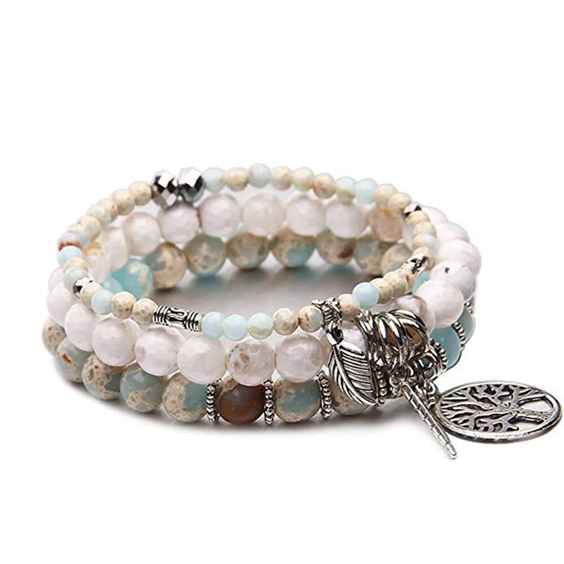 Fortune Jewel Tree Of Life Turquoise Balance Bracelet