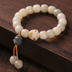 Fortune Jewel Lucky Cat Bodhi Seed Cat Paw Peace Bracelet