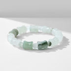 Fortune Jewel Jade Coconut Shell Bamboo Pattern Abundance Luck Bracelet