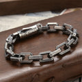 Fortune Jewel Vintage Tang Dynasty Flower Design Engraved Luck Energy Bracelet
