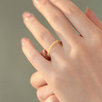 Fortune Jewel Natural Citrine Happiness Prosperity Ring