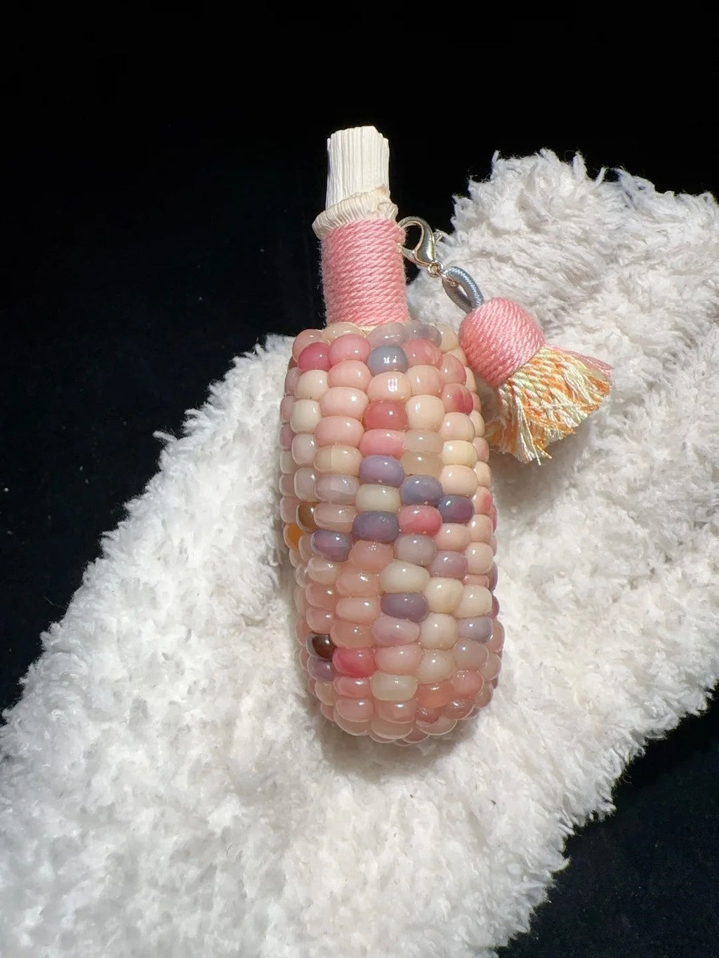 Blush Pink Chunky Corn Charms for Fidgeting