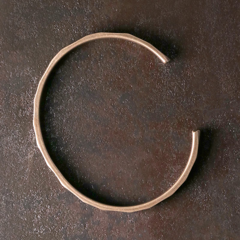 Fortune Jewel Vintage Rustic Design Copper Wealth Adjustable Cuff Bracelet