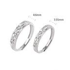 Fortune Jewel 925 Sterling Silver PiXiu Balance Adjustable Couple Ring