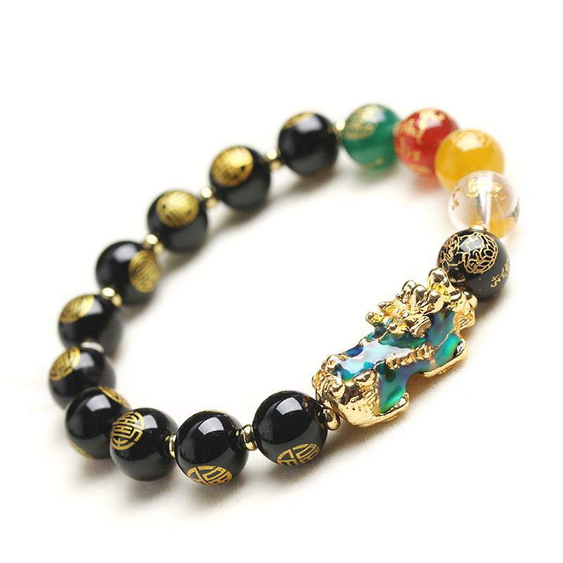 Buddha3bodhi Color-Changing Pixiu Obsidian Luck Bracelet