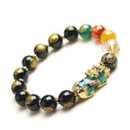 Buddha3bodhi Color-Changing Pixiu Obsidian Luck Bracelet