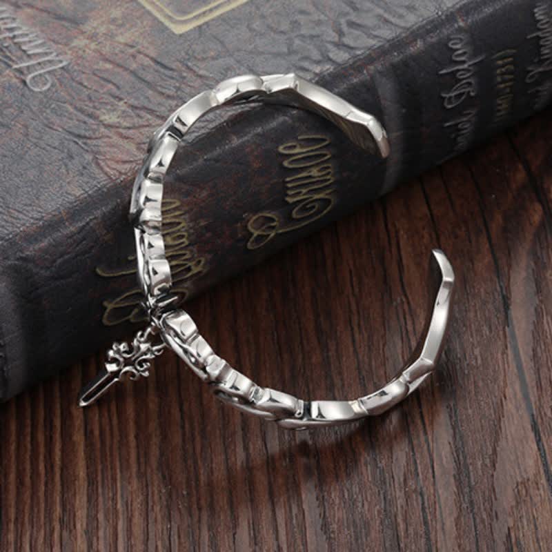 Buddha Stones Viking Style Twisted Braided Pattern Copper Balance Bracelet Bangle