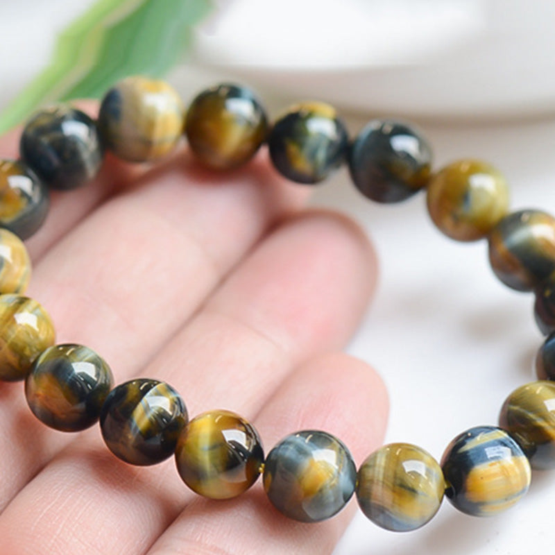 Fortune Jewel Tiger Eye Protection Courage Strength Bracelet