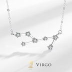 Fortune Jewel 925 Sterling Silver 12 Constellations of the Zodiac Astrology Blessing Necklace Pendant