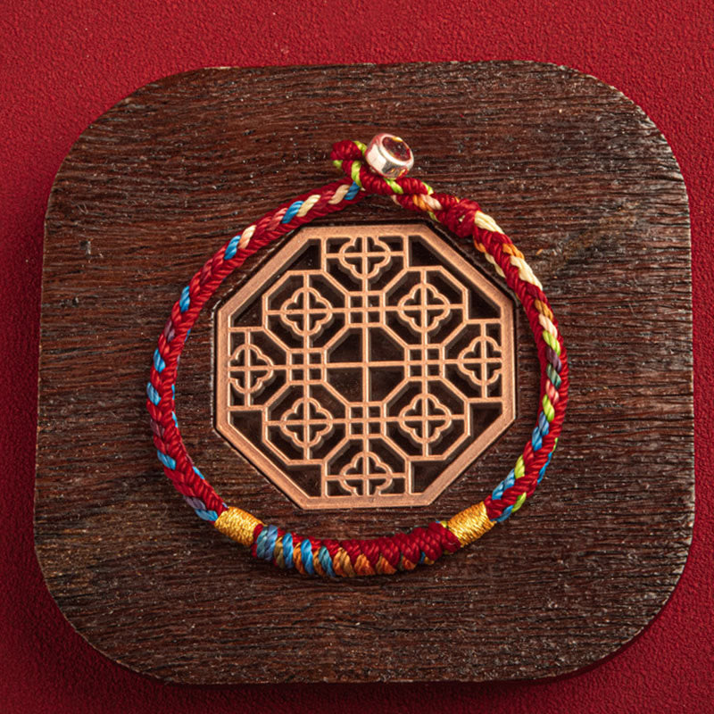 Fortune Jewel "May You Be Safe And Lucky In The Year Ahead" Multicolored Bracelet